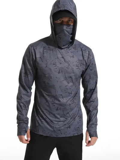 Herren Angler Hoodie mit UV-Schutz und Maske – clever-campen Camping & Outdoor Schweiz