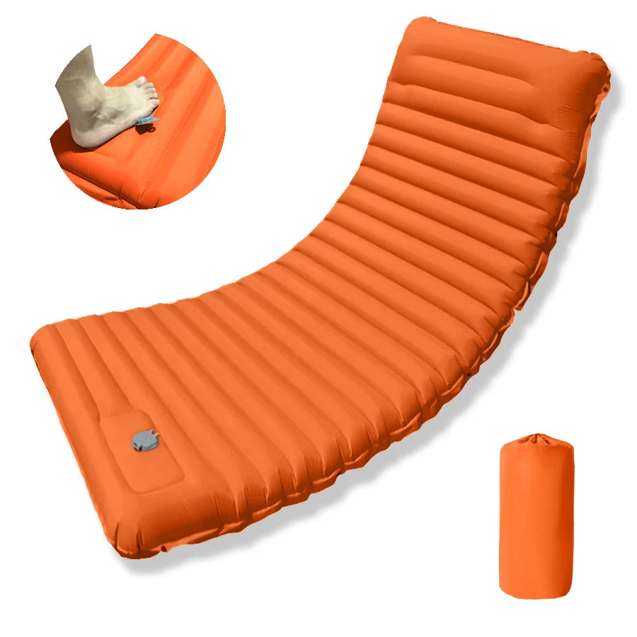Ultraleichte Isomatte mit Kissen für Camping und Reisen