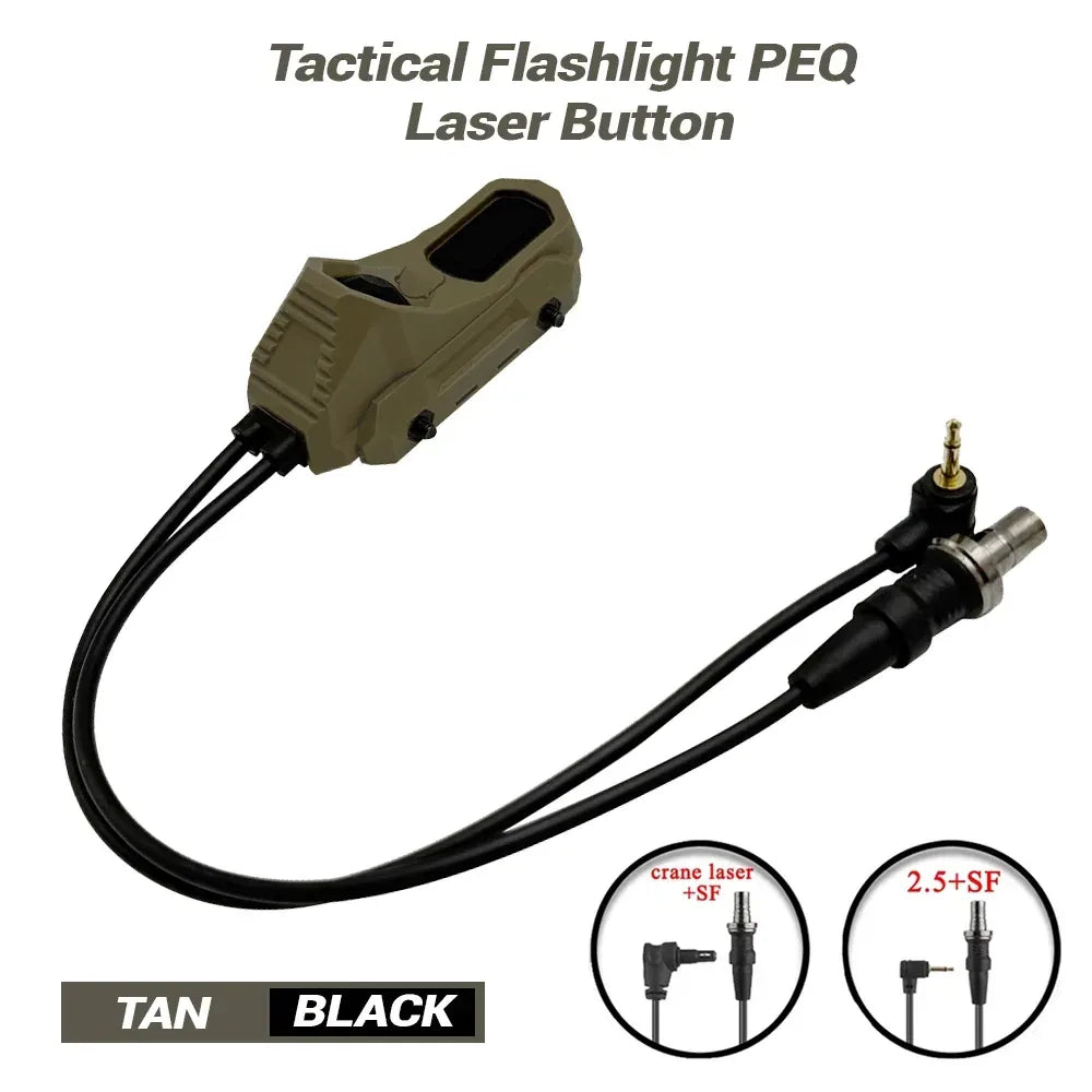Taktischer Taschenlampen Laser Button für PEQ – clever-campen Camping & Outdoor Schweiz