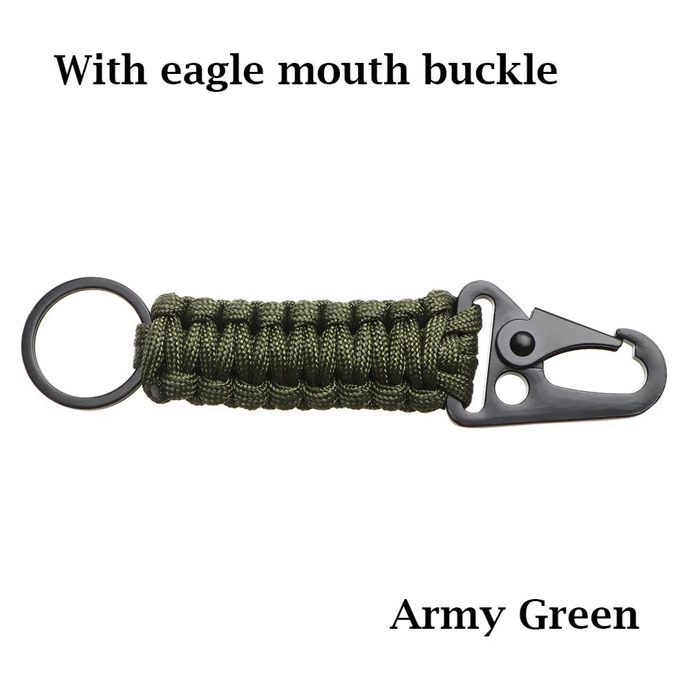 Outdoor Karabiner Schlüsselring mit Paracord
