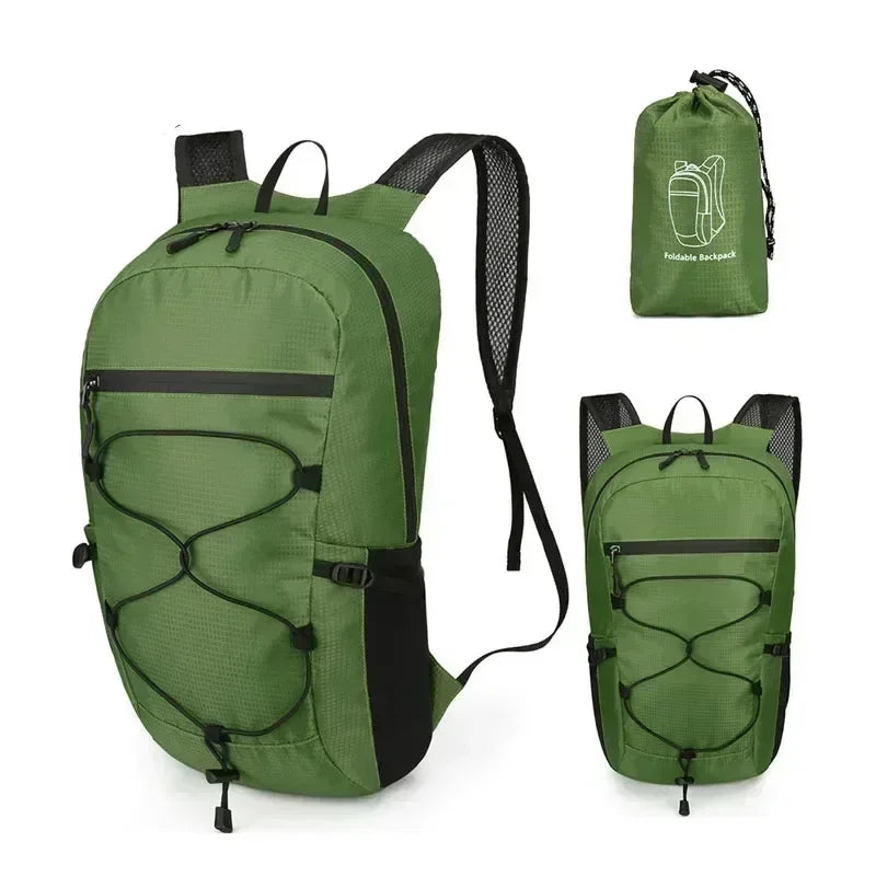 20L Faltbarer Rucksack für Wandern und Reisen