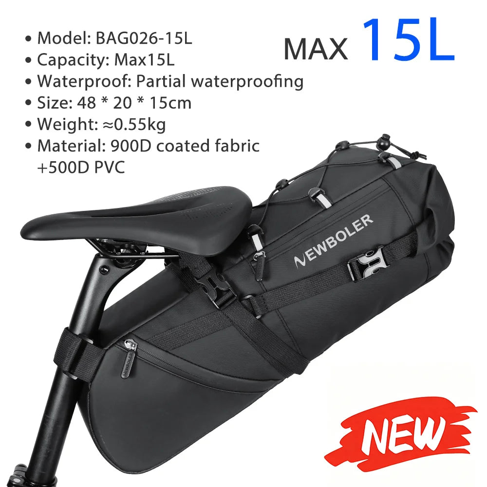 Wasserdichte Fahrradtasche 10L/13L für MTB und Rennrad