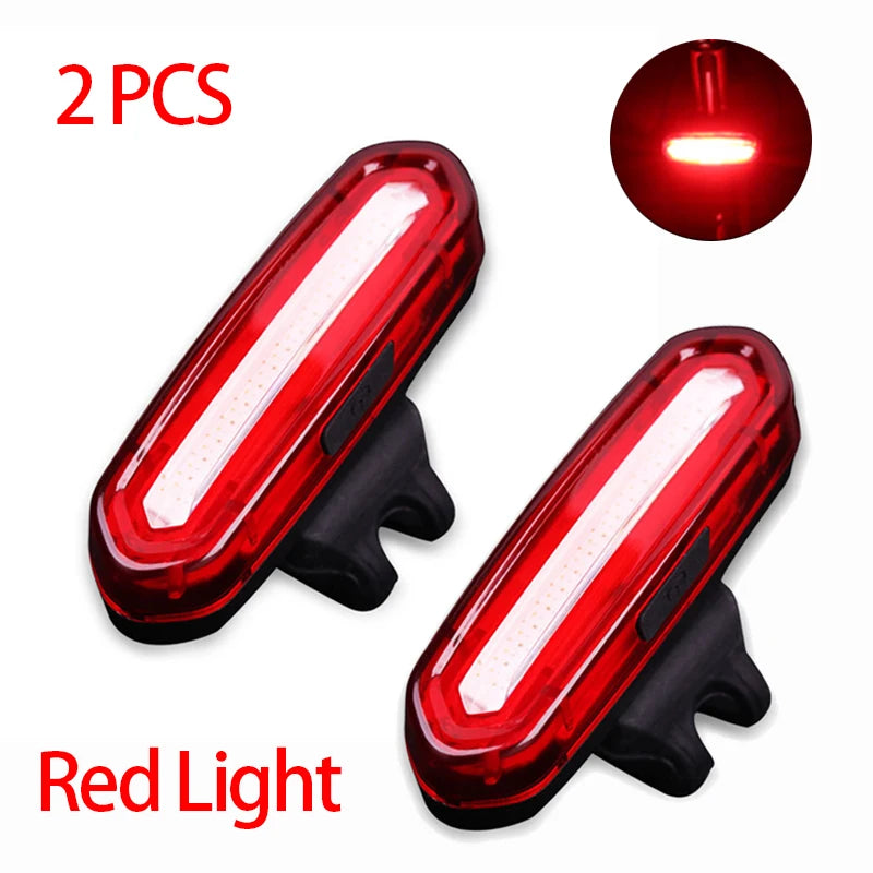 USB Ladefähiges Rücklicht für Fahrräder