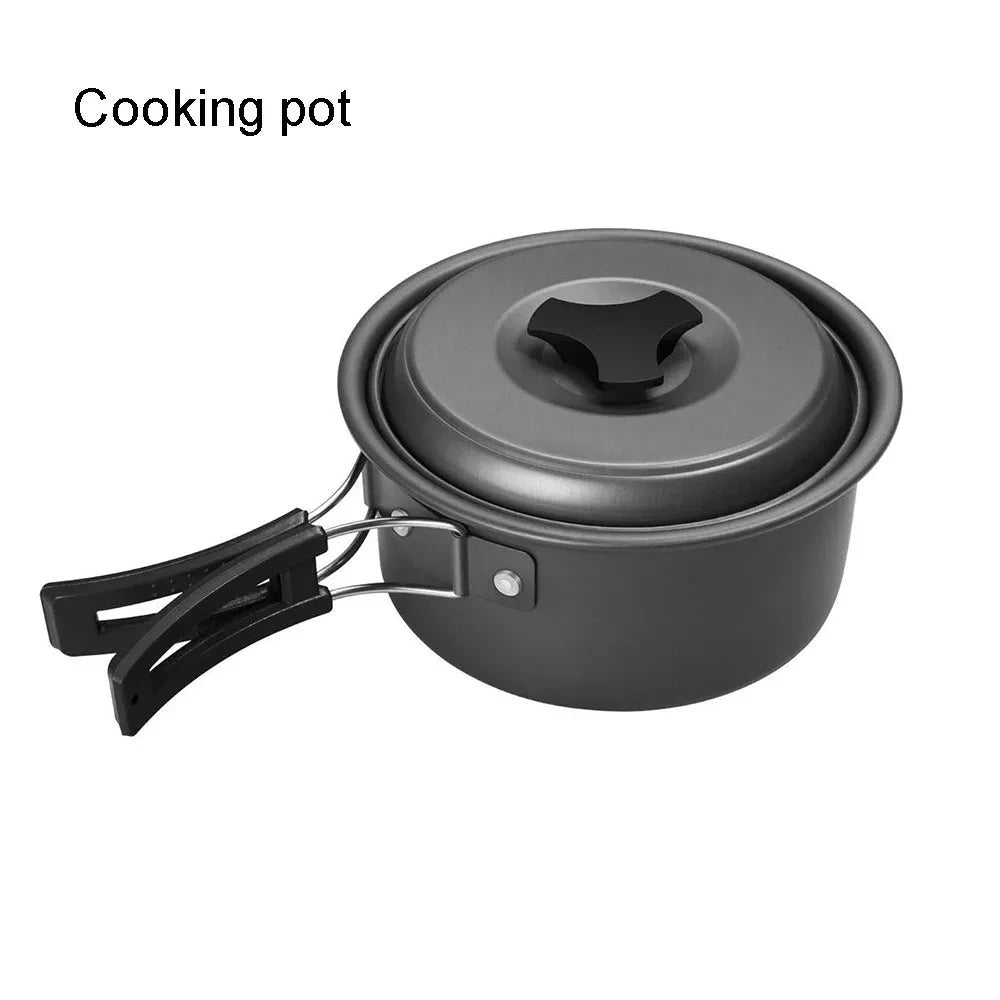 Aluminium Camping Kochgeschirr Set – Leicht und Tragbar