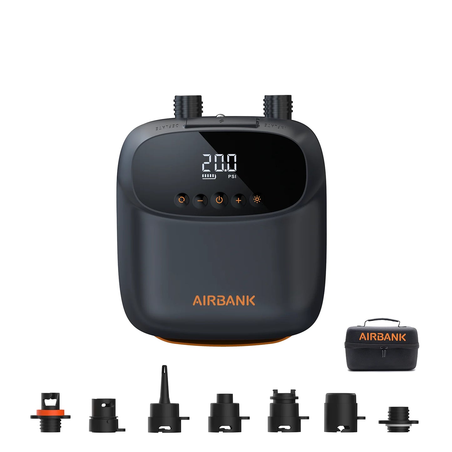 Airbank SUP Pumpe 20PSI wiederaufladbar für Zelte & Boote