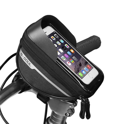 Wasserdichte Fahrradlenkertasche mit Sonnenschutz 1L – clever-campen Camping & Outdoor Schweiz