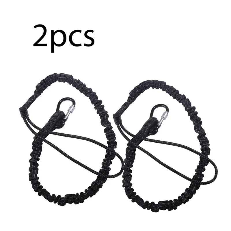 Sicherheits-Bungee-Lanyard mit Karabiner für Outdoor