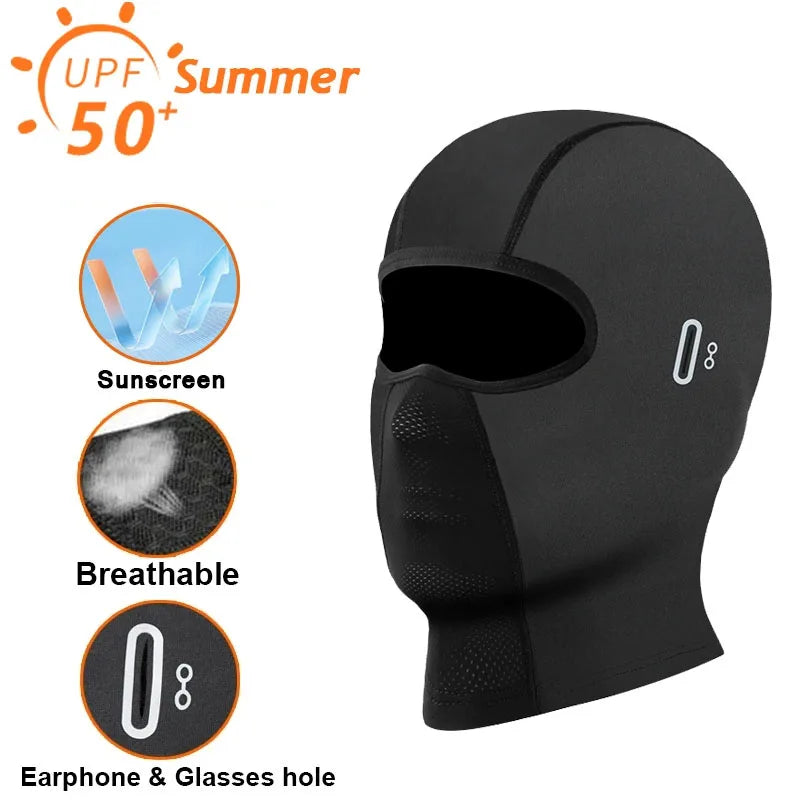 Motorrad-Balaclava mit UV-Schutz für Sommer