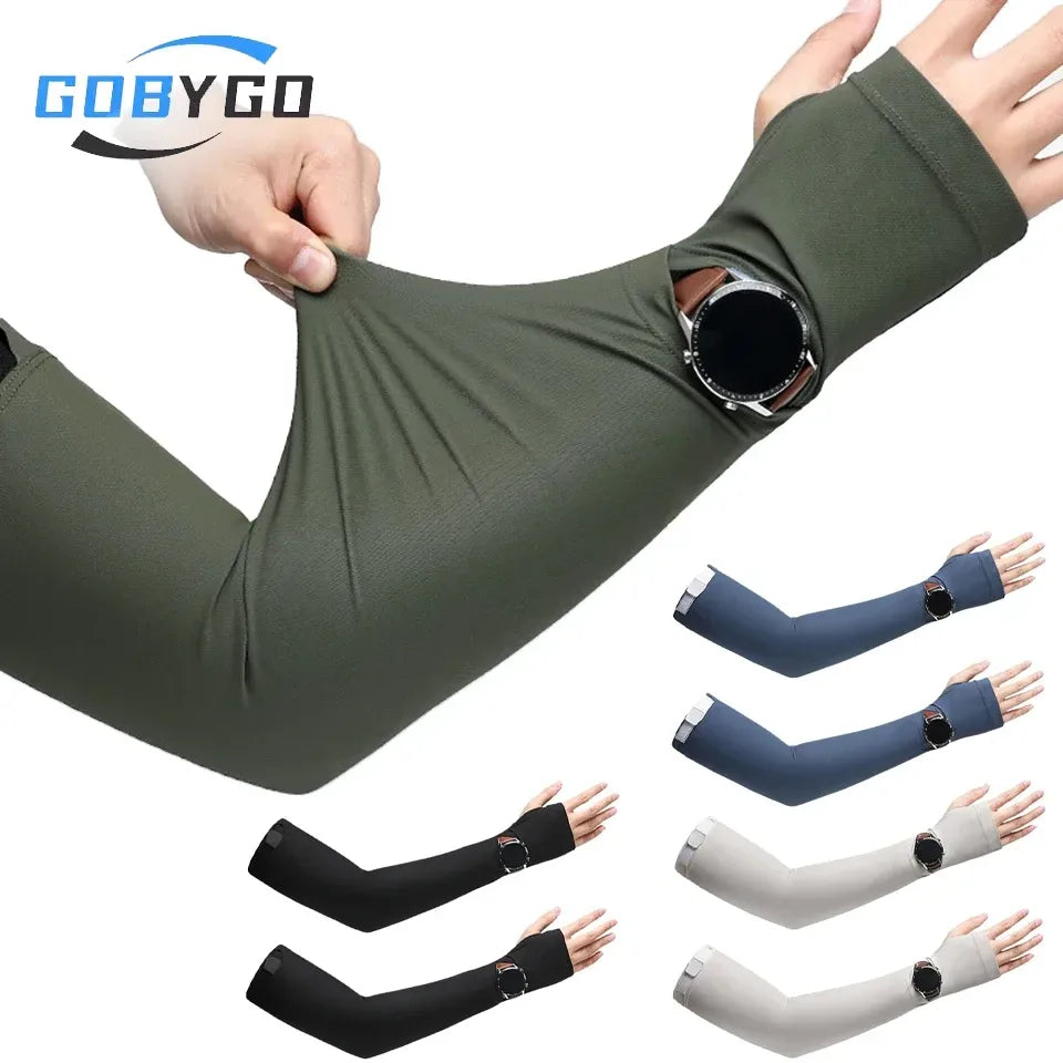 UPF50 Kühlende Armschoner für Outdoor-Aktivitäten – clever-campen Camping & Outdoor Schweiz