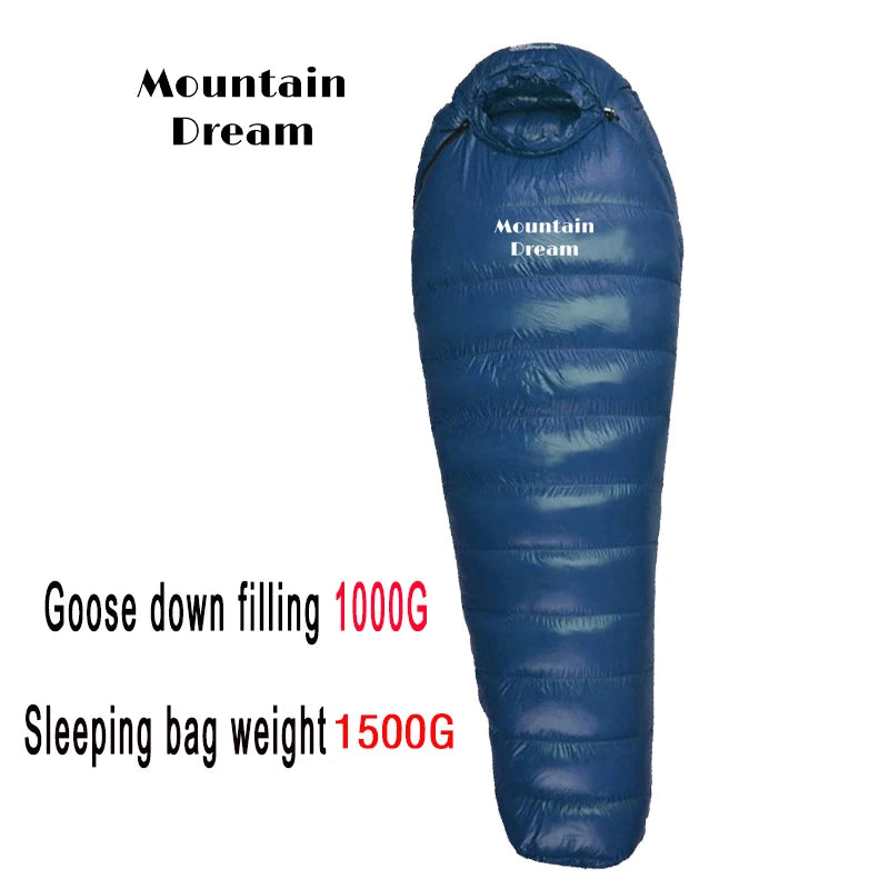 Winter Schlafsack Erwachsene Mumienschlafsack Daunen