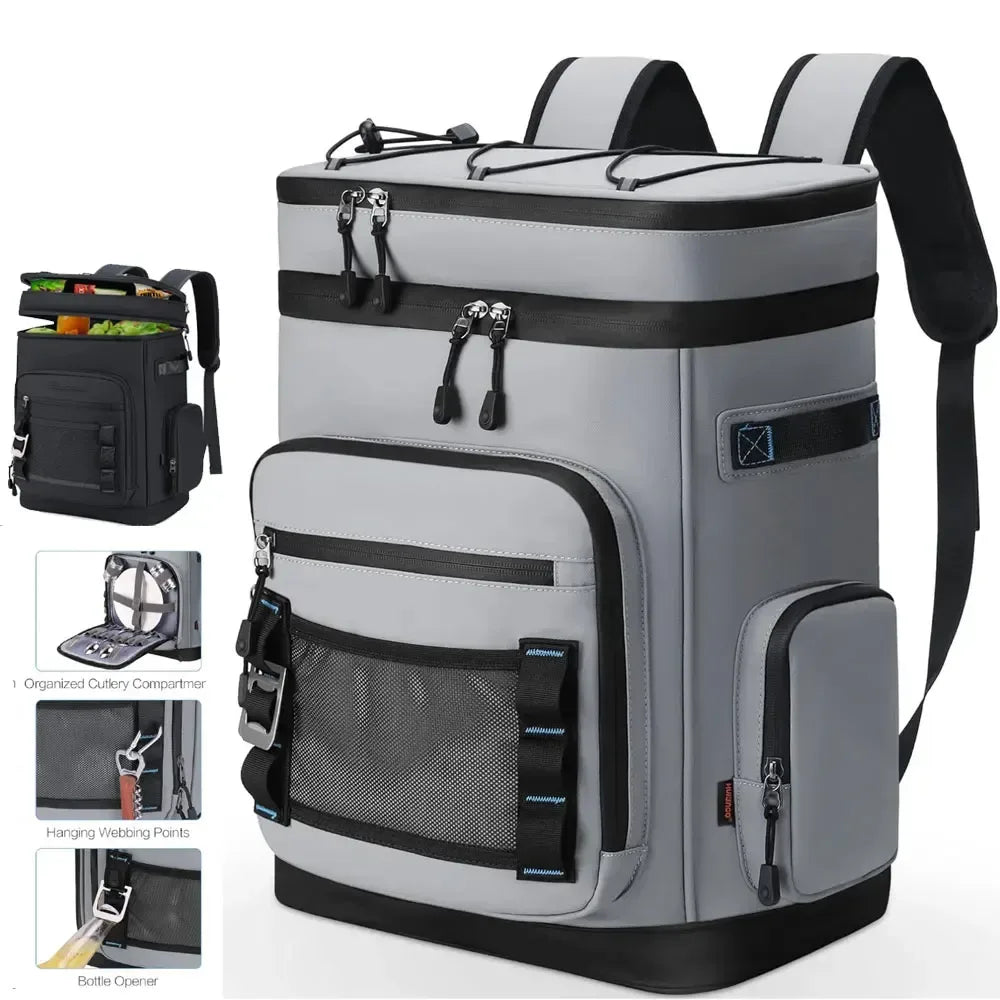 Wasserdichte Kühltaschenrucksack 30L – clever-campen Camping & Outdoor Schweiz