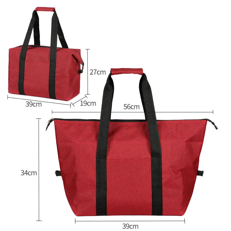 Faltbare Kühltasche mit grossem Volumen für Picknick