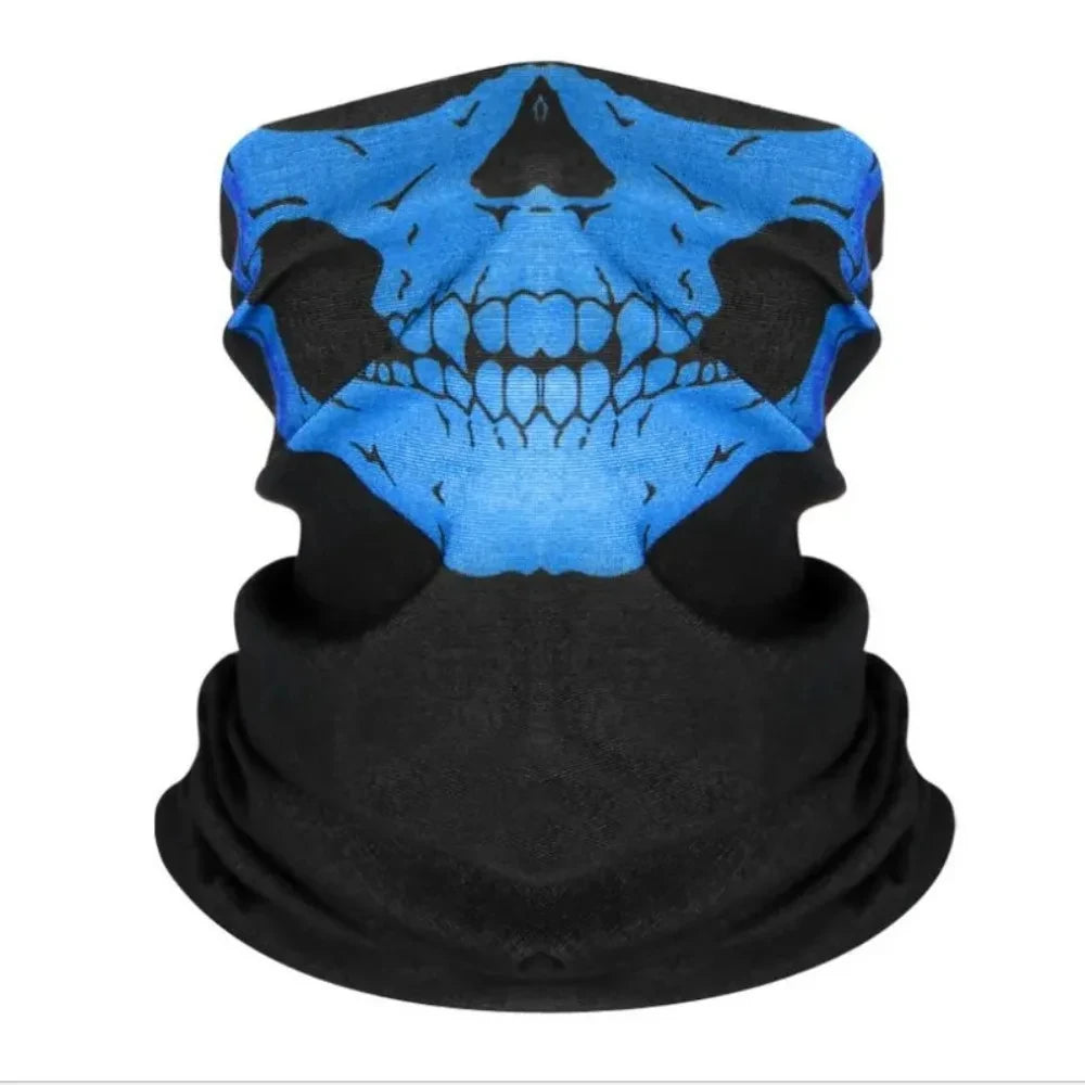 Skull Bandana Neck Gaiter für Outdoor-Aktivitäten