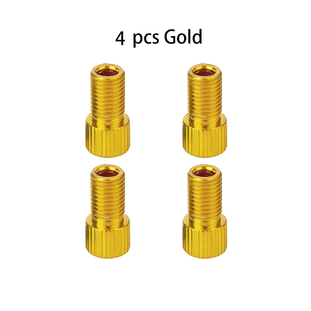 10 Farben Aluminium Ventiladapter Presta zu Schrader