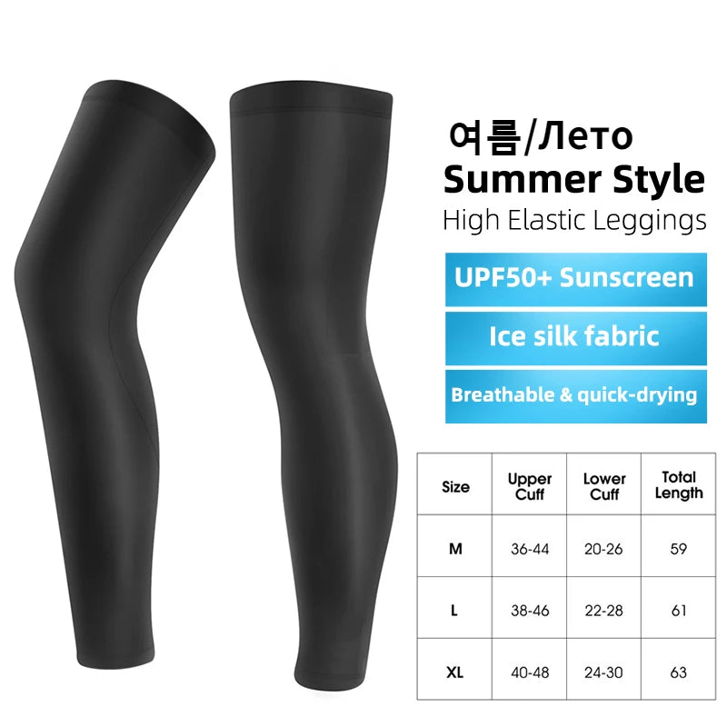 Sonnenschutz Beinlinge aus Ice Silk mit UV-Schutz