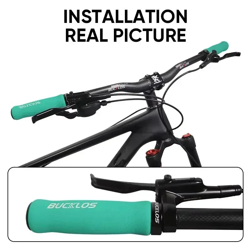 BUCKLOS Fahrradgriffe Gummi Anti-Rutsch für Mountainbike