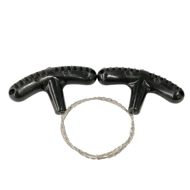Tragbare Edelstahl-Drahtsäge mit Fingergriff für Outdoor