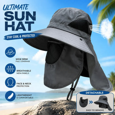 Wasserdichte und schnelltrocknende Wander-Cap mit breiter – clever-campen Camping & Outdoor Schweiz
