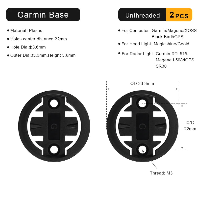 Fahrrad Computer Halterung für Garmin Bryton Wahoo Magene