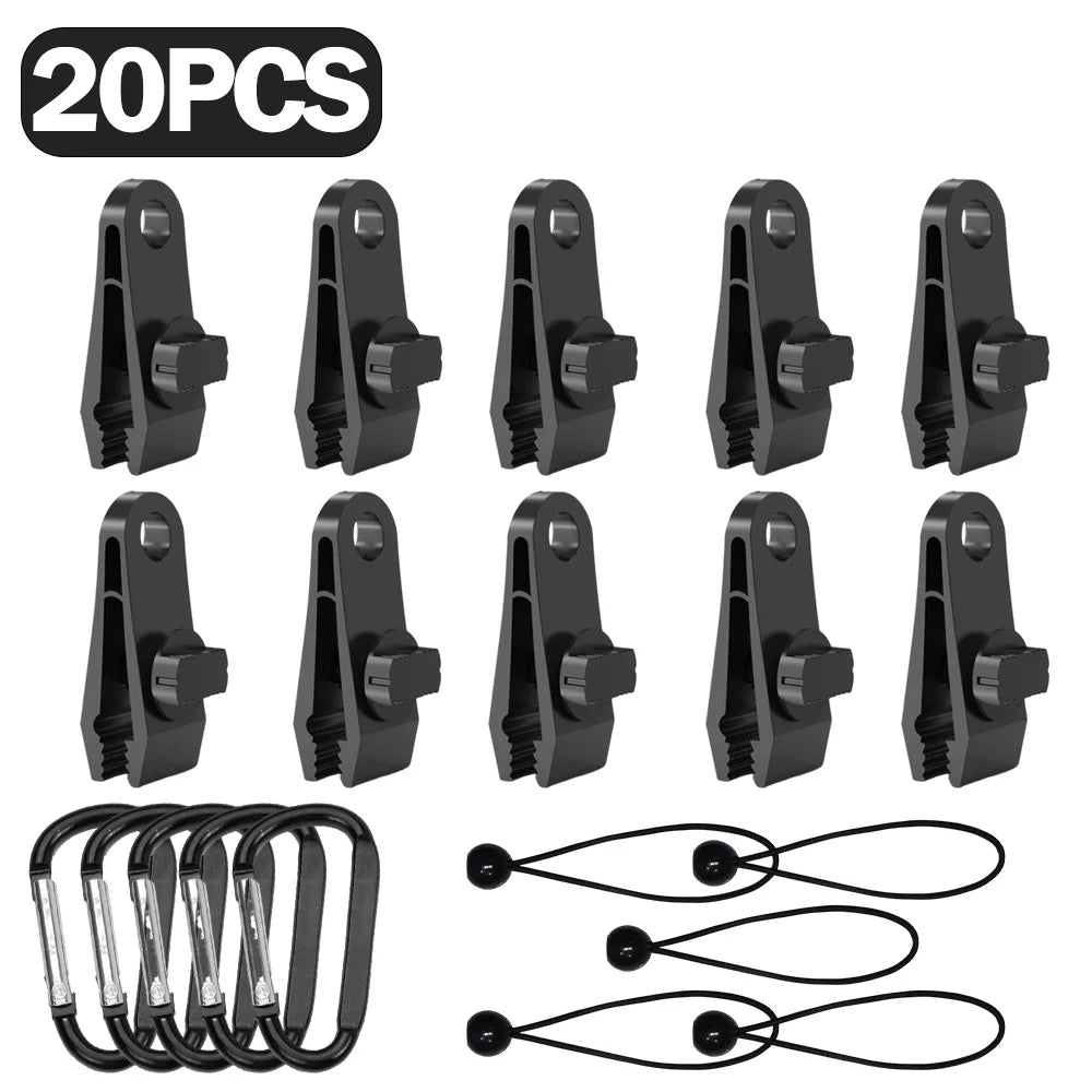 Zelt Clips Set 5 oder 40 Stück – Hochwertige