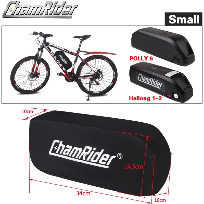 Wasserdichte Abdeckung für E-Bike Batterie