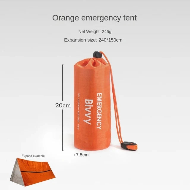 2-Personen Notunterkunft Bivy Zelt Kit wasserdicht