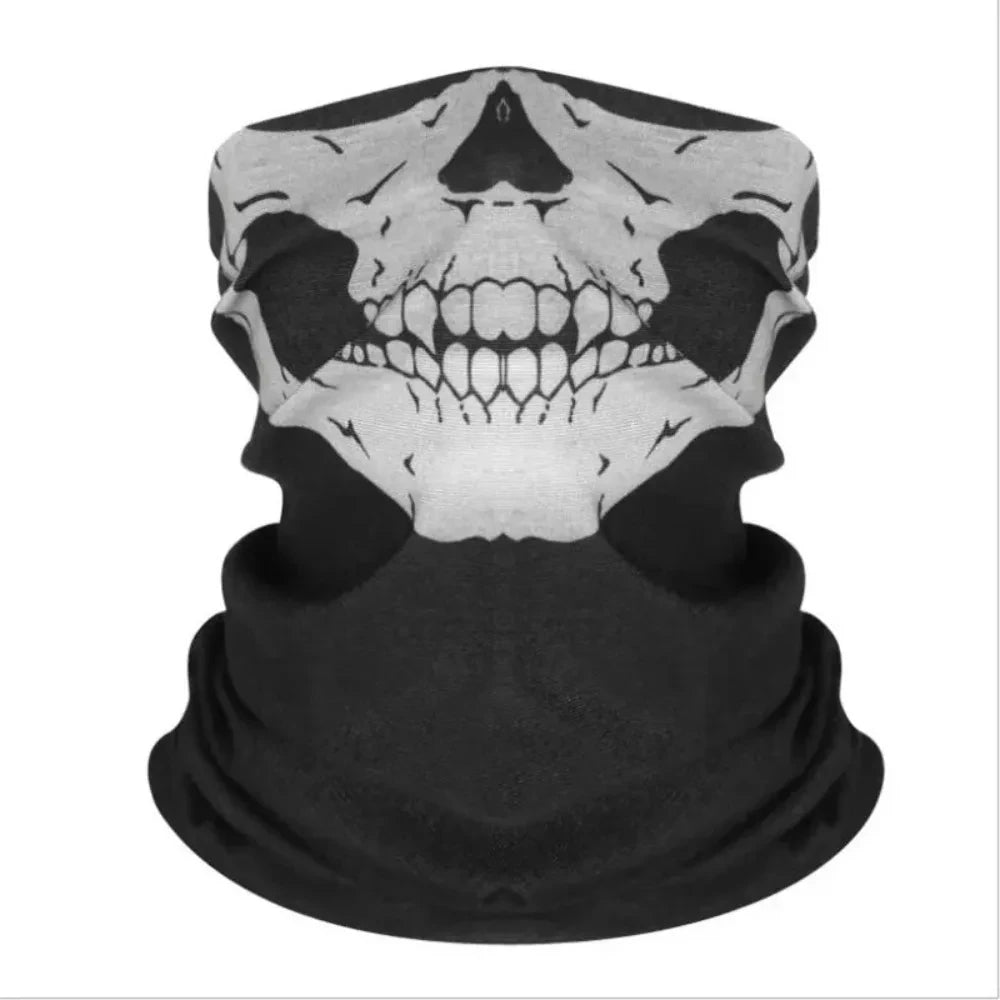Skull Bandana Neck Gaiter für Outdoor-Aktivitäten