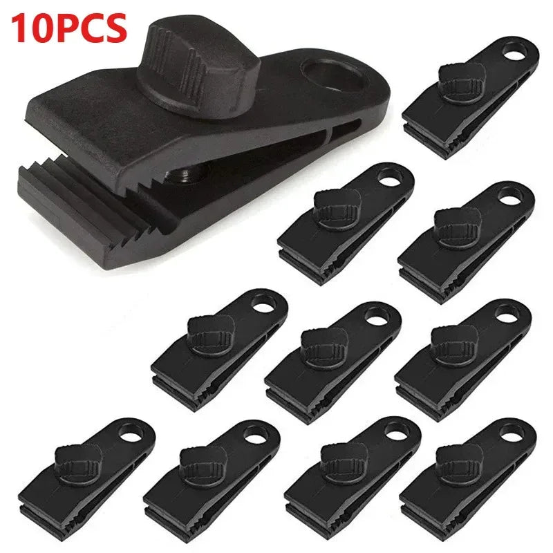 Zeltzubehör: 10 Stück Camping Zelt Clips Winddicht – clever-campen Camping & Outdoor Schweiz