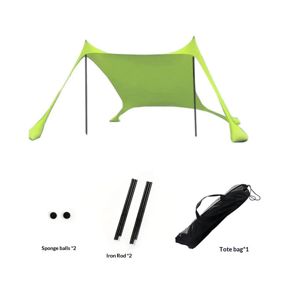 Sonnensegel für Strand und Camping – UV-Schutz und Windfest