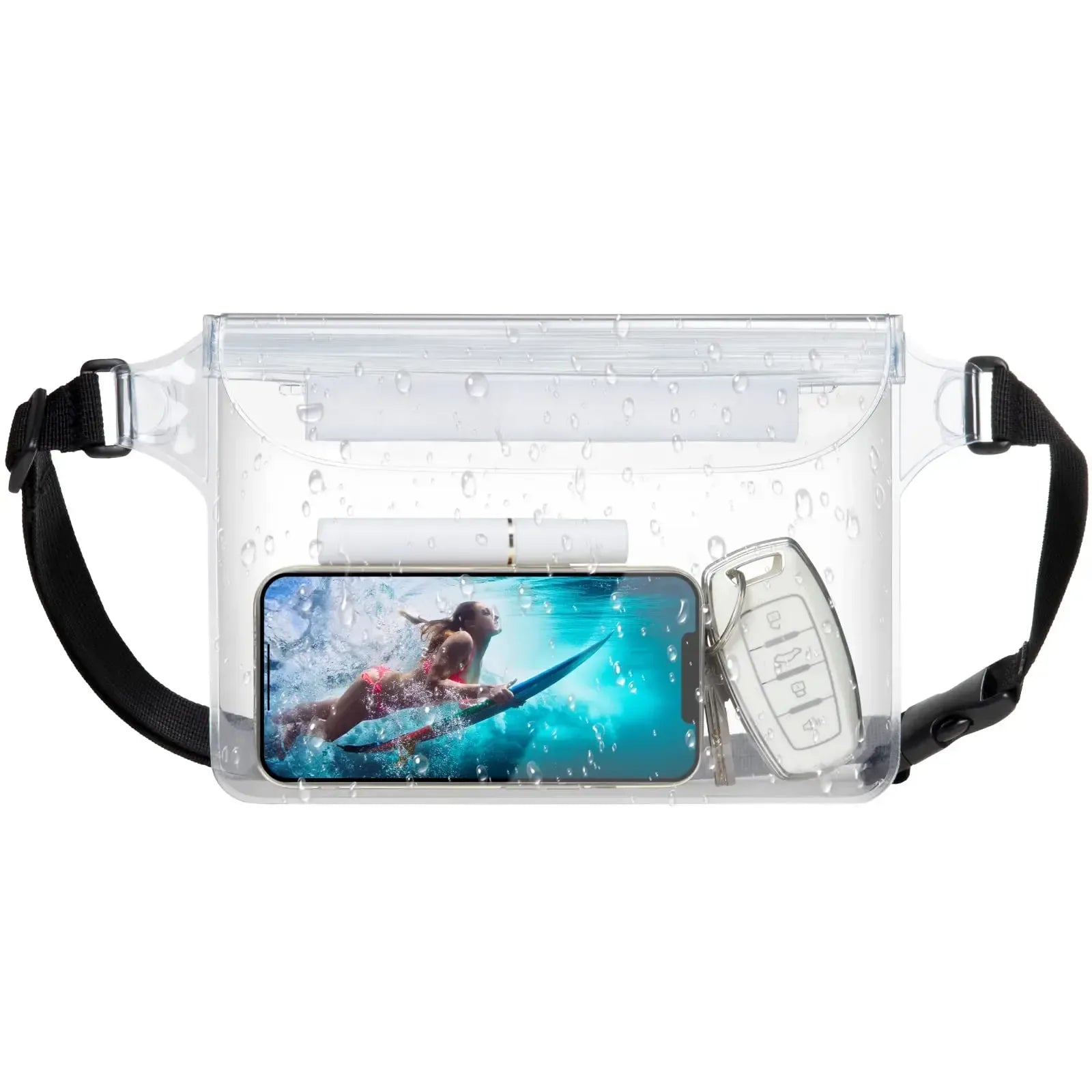 Wasserdichte Handytasche mit verstellbarem Hüftgurt – clever-campen Camping & Outdoor Schweiz