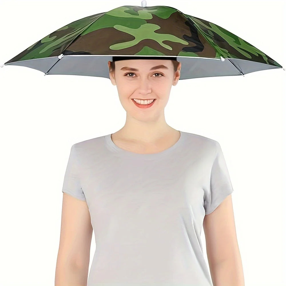 Kopfschirm für Sonne und Regen – ideal
