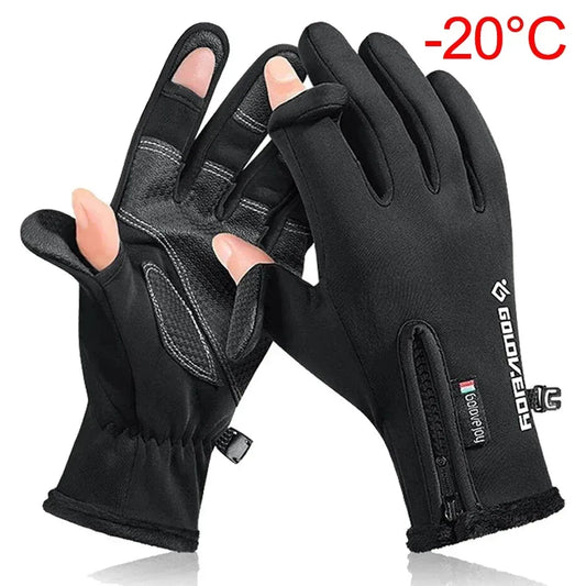 Wasserdichte Winter Angelhandschuhe mit 2-Finger Flip – clever-campen Camping & Outdoor Schweiz