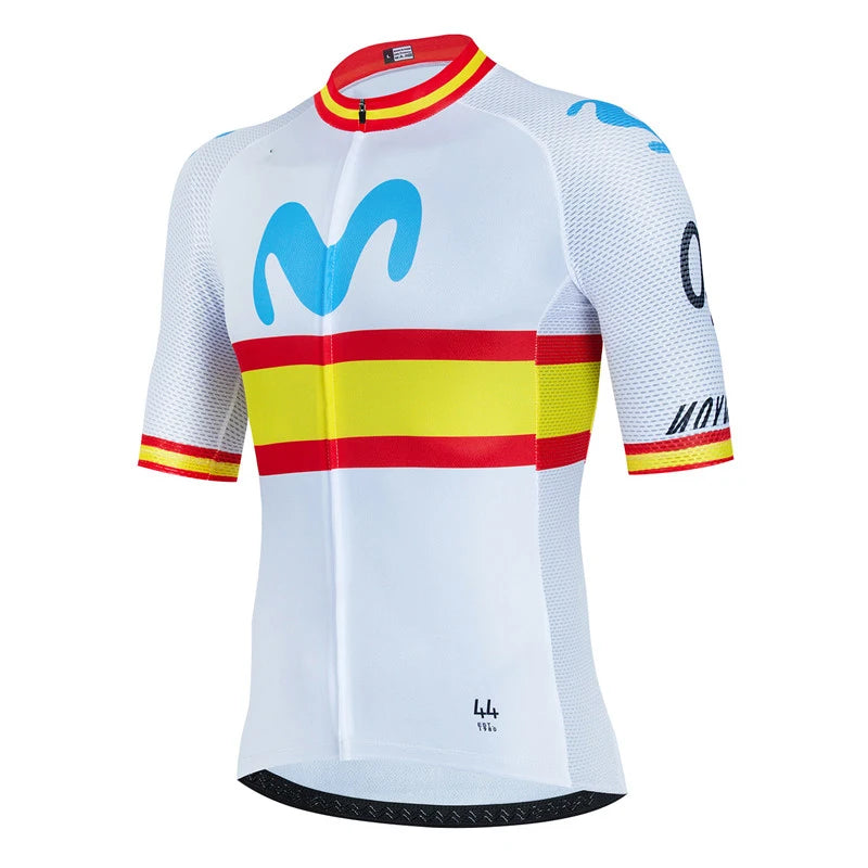 Movistar Fahrradtrikot Set Kurzarm Spanien Herren