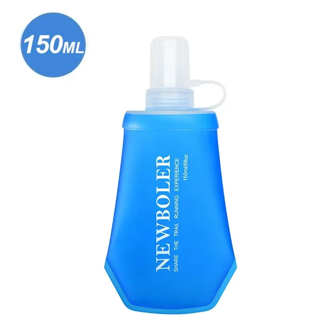 NEWBOLER Faltbare Trinkflasche 150ml 250ml 500ml TPU