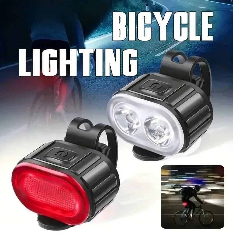 Wiederaufladbares LED Fahrradlicht Set für Vorder – clever-campen Camping & Outdoor Schweiz