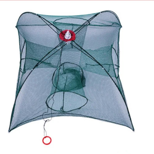 Portables Fischnetz mit 8 Lochern aus Nylon