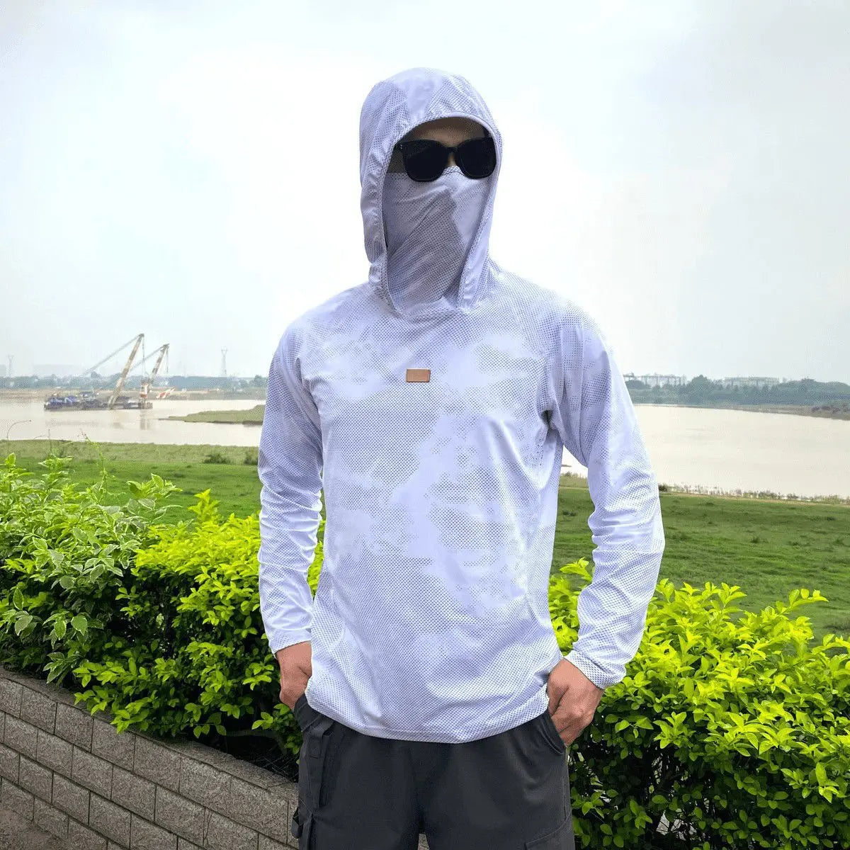 Sommer-Sonnen-Schutz-Shirt für Männer zum Angeln