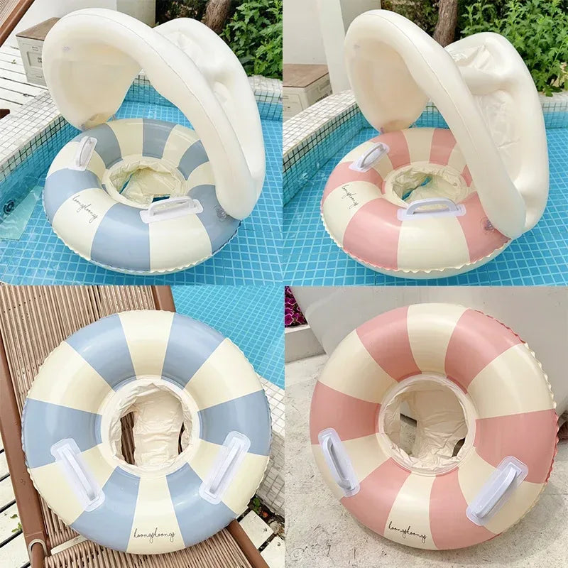 Aufblasbarer Schwimmring mit Sonnenschutz – clever-campen Camping & Outdoor Schweiz