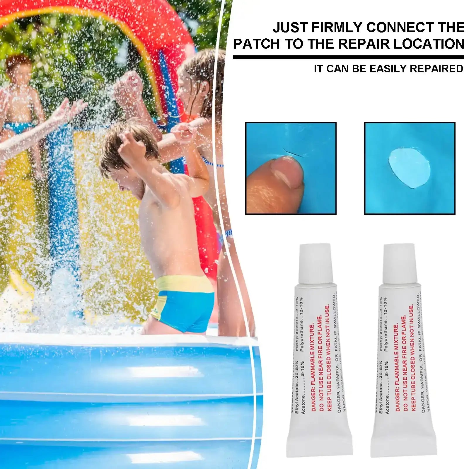 PVC Reparaturkleber Set für Luftmatratzen und Pools – clever-campen Camping & Outdoor Schweiz