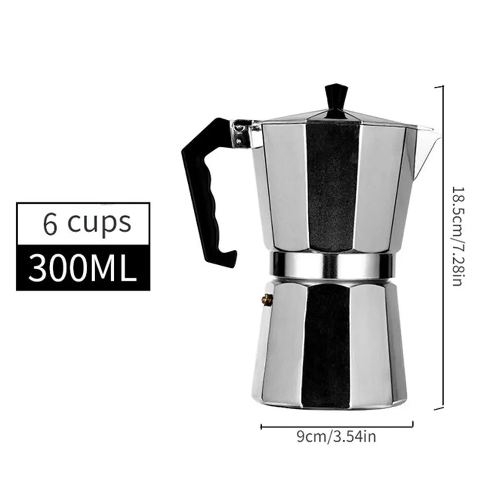 Aluminium Moka Kaffeekanne für Camping und Outdoor
