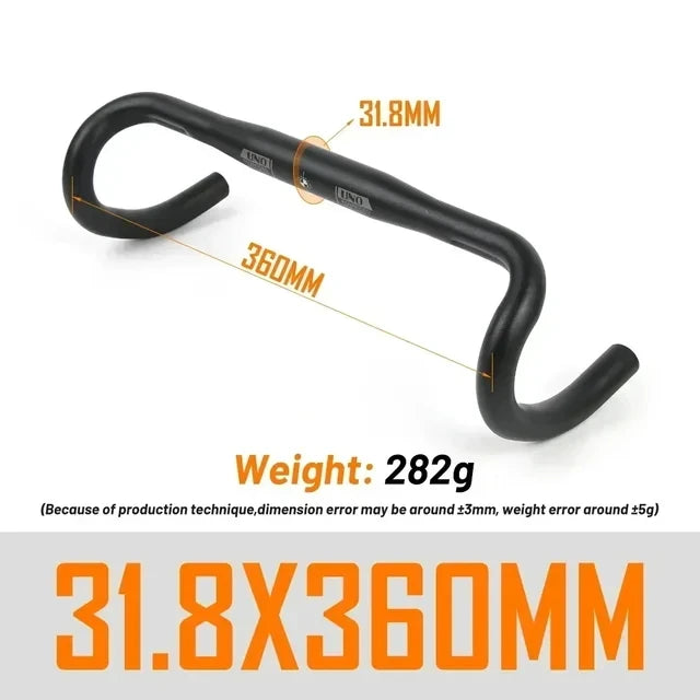 UNO UltraLight Rennradlenker 25.4/31.8MM 360-460MM Aluminium