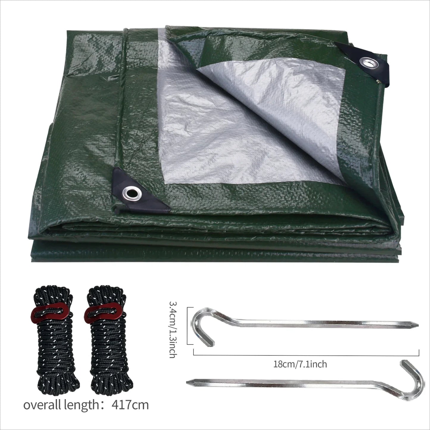 Robuste Abdeckplane Wasserdicht für Camping & Outdoor