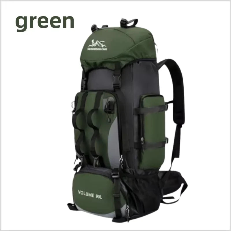 90L Wasserdichter Wanderrucksack für Outdoor-Aktivitäten