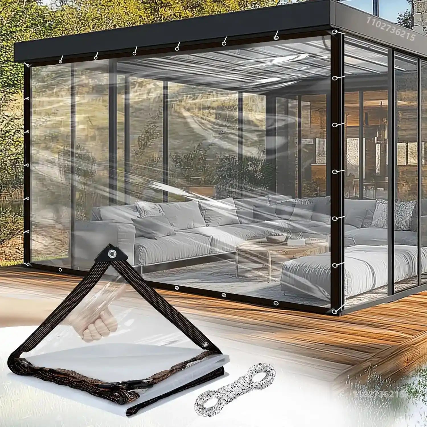 Transparentes UV-Schutz Sonnensegel für Outdoor – clever-campen Camping & Outdoor Schweiz