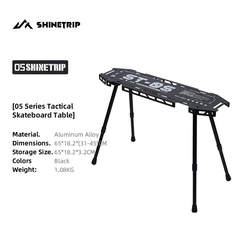 ShineTrip Aluminium Campingtisch klappbar und erweiterbar