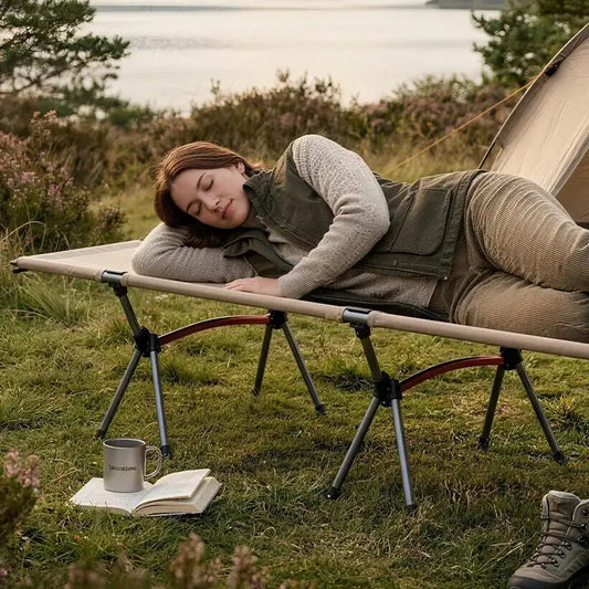WESTTUNE Camping Cot Klappbett Aluminium für Outdoor – clever-campen Camping & Outdoor Schweiz