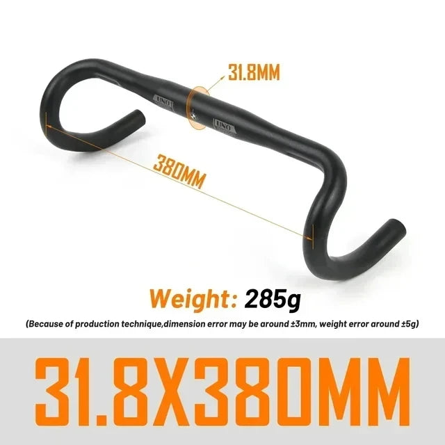 UNO UltraLight Rennradlenker 25.4/31.8MM 360-460MM Aluminium