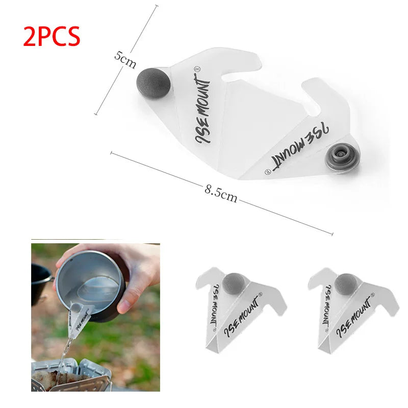 Leichtes faltbares Campinggeschirr Set – Schalen, Teller