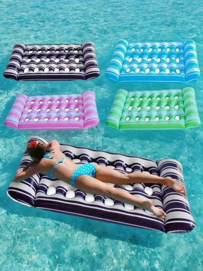 Aufblasbare Wasser-Hängematte für Pool & Strand – clever-campen Camping & Outdoor Schweiz