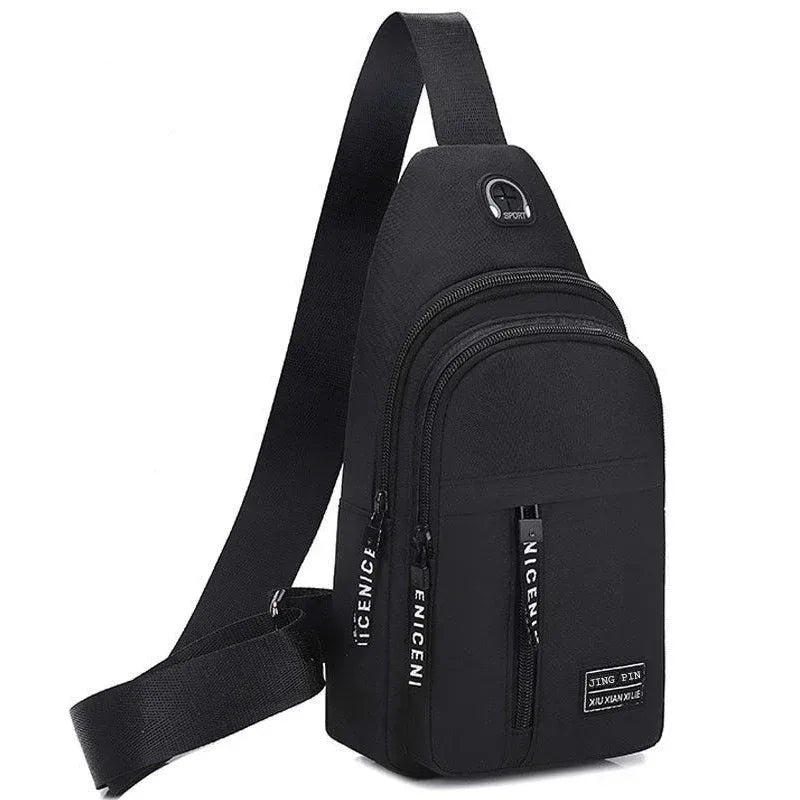 Multifunktionale Umhängetasche für Herren – Schwarz – clever-campen Camping & Outdoor Schweiz